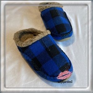 Deer Stags | Little Nordic Slippers For Boys, Sz 13